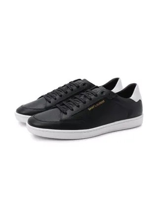 Кожаные кеды Saint Laurent