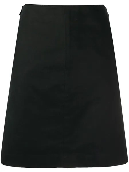 Helmut Lang Pre-Owned юбка А-силуэта с завышенной талией 2000-х годов