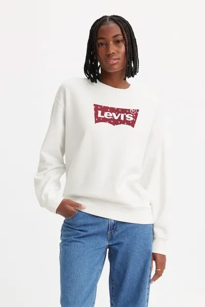 Толстовка с логотипом Levi'S, бургундия