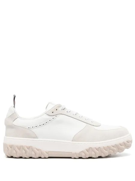 Thom Browne кроссовки Letterman со вставками, белый