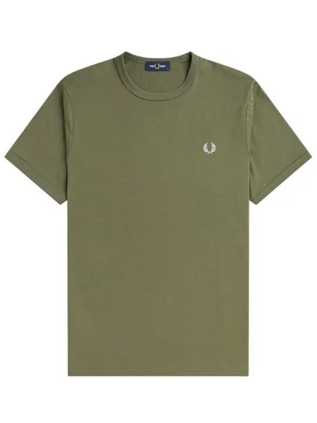 Футболка стандартного кроя Fred Perry, зеленый