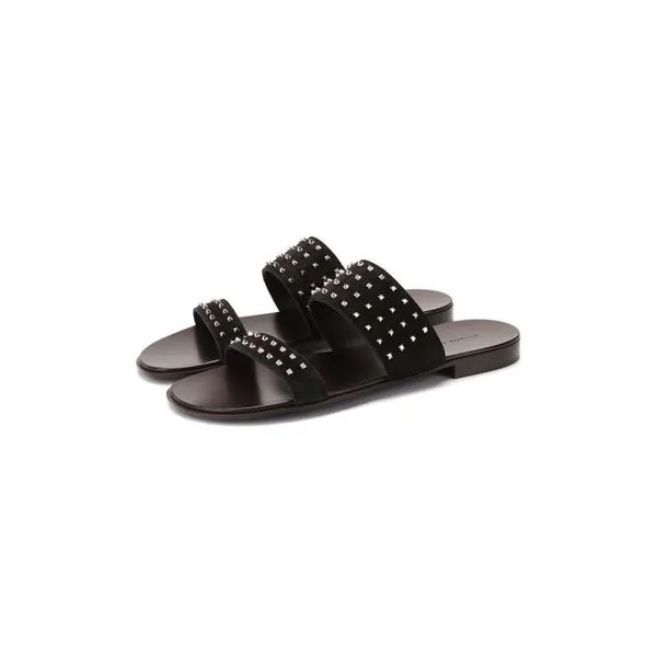 Замшевые шлепанцы Giuseppe Zanotti Design