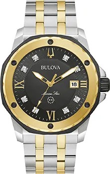 Японские наручные  мужские часы Bulova 98D175. Коллекция Marine Star