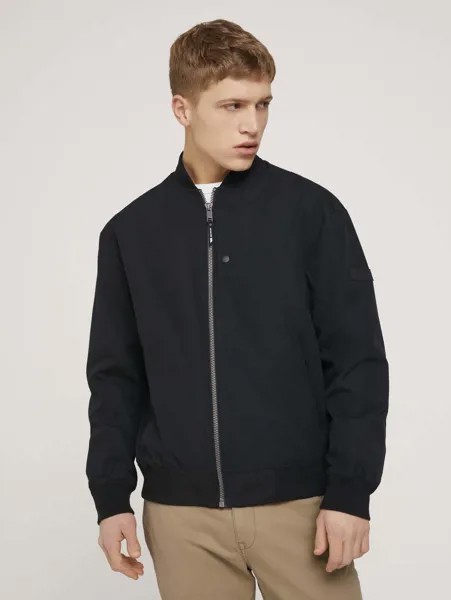 Бомбер мужской TOM TAILOR 1024397 черный XL