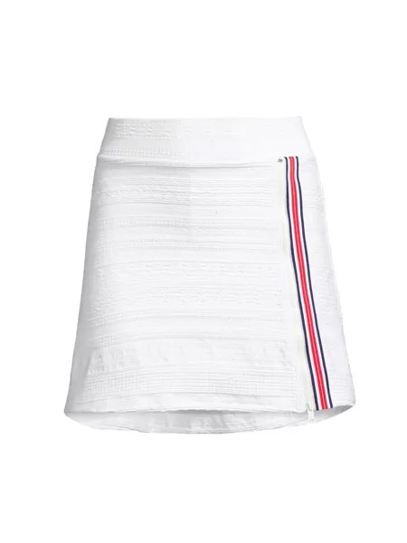 Текстурированные шорты с боковой молнией L'Etoile Sport, белый