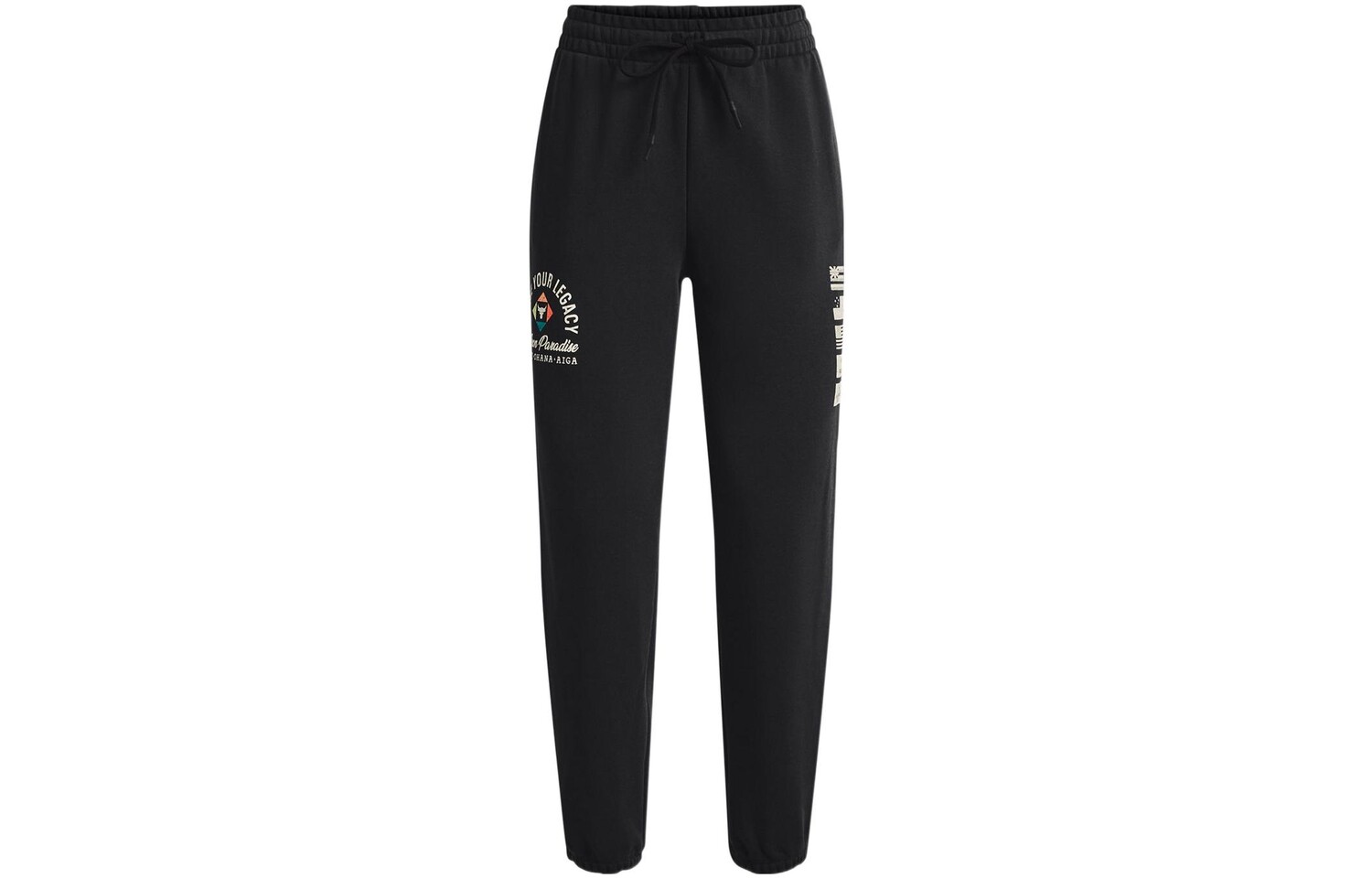 Женские трикотажные спортивные штаны Under Armour, цвет Black