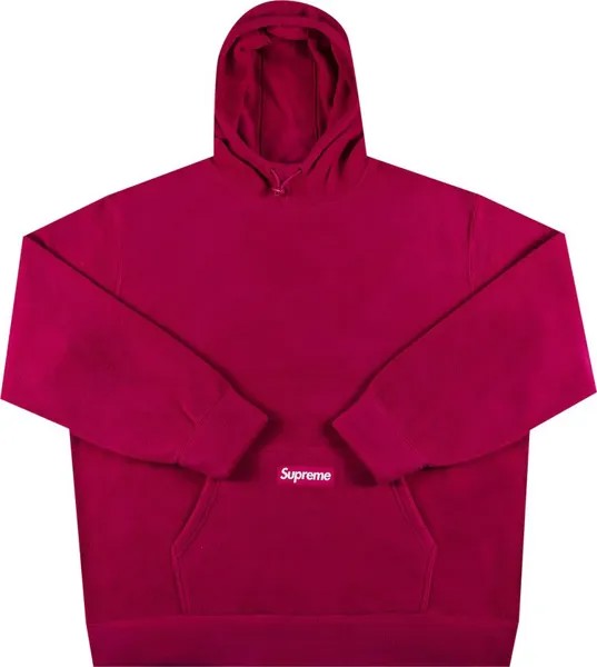 Толстовка Supreme Polartec Hooded Sweatshirt 'Magenta', фиолетовый