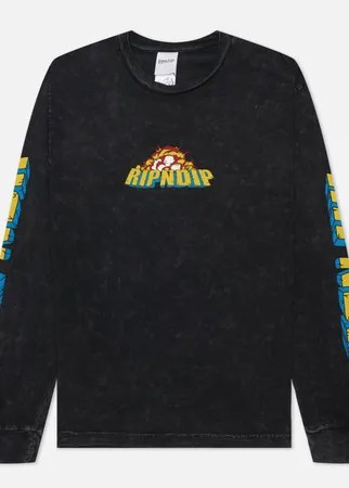Мужской лонгслив RIPNDIP Nermzilla, цвет чёрный, размер L