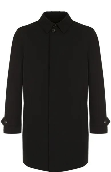 Однобортный плащ прямого кроя Ermenegildo Zegna