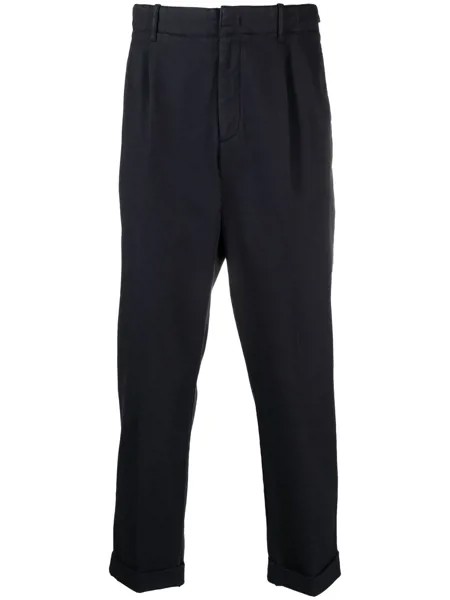 Z Zegna брюки с завышенной талией и складками