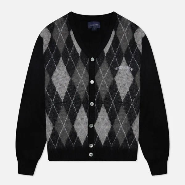 Мужской кардиган thisisneverthat Argyle чёрный, Размер S
