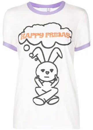 Natasha Zinko футболка Happy Friday с графичным принтом