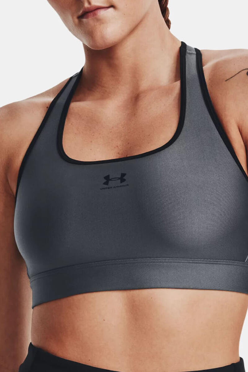 Средний бюстгальтер без подкладок Under Armour, серый