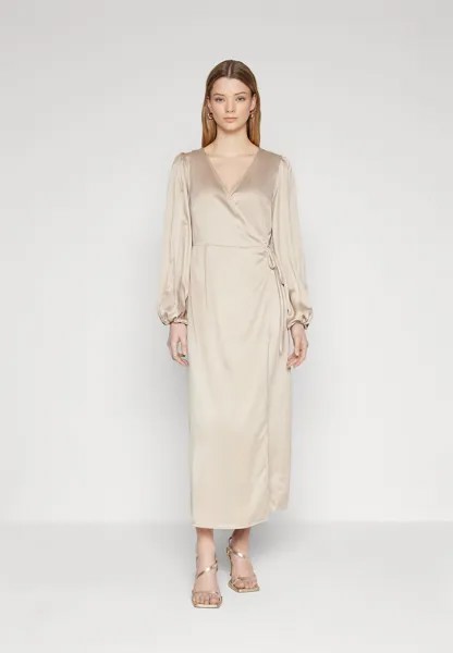 Вечернее платье Vieille Wrap Ankle Dress VILA, цвет feather gray