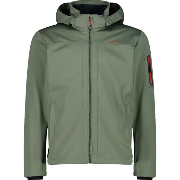 Спортивная куртка CMP Zip Hood 39A5027 softshell, зеленый