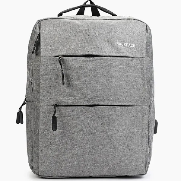 Рюкзак унисекс Rosedena back-46-60417 серый, 43х28х9 см