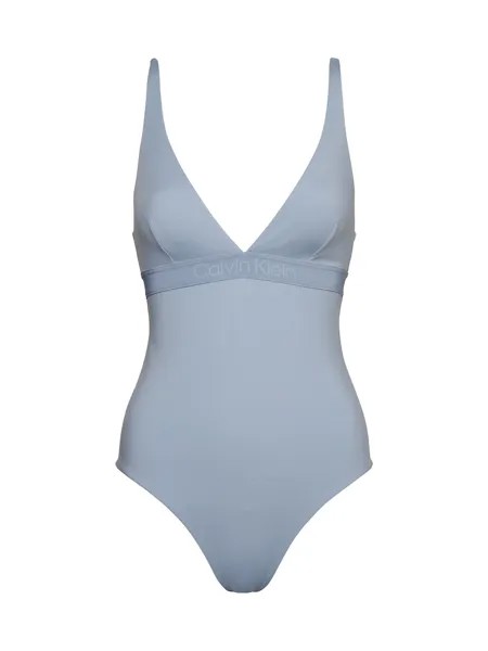 Треугольный купальник Calvin Klein Swimwear, синий
