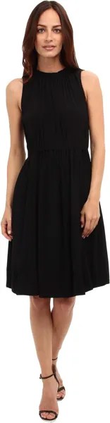 Платье Kate Spade New York Crepe Tie Back Dress, черный