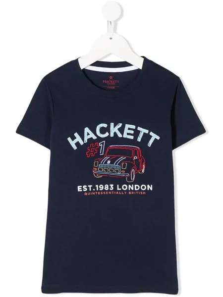 Hackett Kids футболка с принтом и логотипом