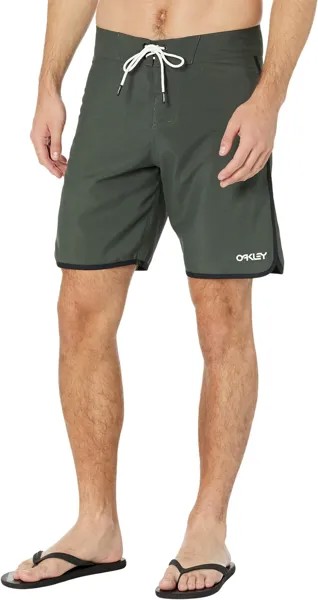 Шорты для плавания Solid Crest 19 дюймов Oakley, цвет New Dark Brush