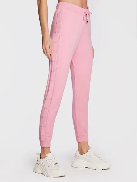 Трикотажные брюки стандартного кроя Liu Jo, розовый