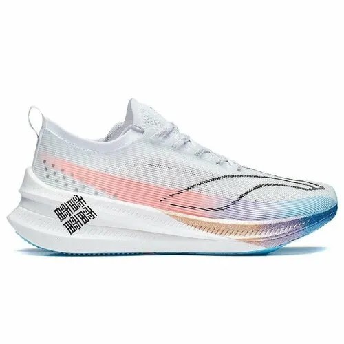 Кроссовки LI-NING, размер US 8; 25,5 cm; UK 7; EUR 41, белый, оранжевый