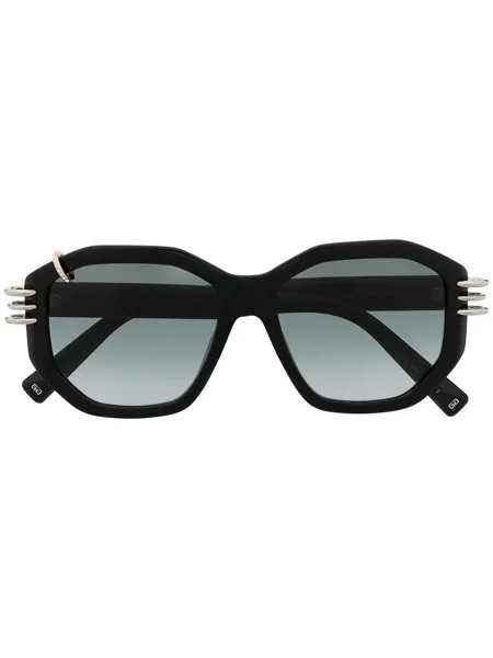Givenchy Eyewear солнцезащитные очки в шестиугольной оправе