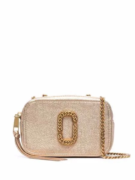 Marc Jacobs сумка через плечо Glam Shot с эффектом металлик