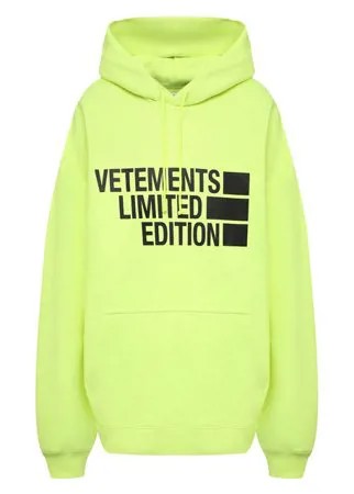 Хлопковое худи VETEMENTS