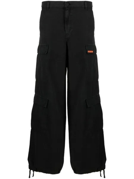 Heron Preston брюки карго средней посадки, черный