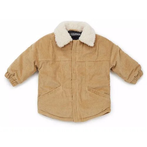 88054, Куртка Happy Baby детская рубашечного кроя из вельвета sand, 98