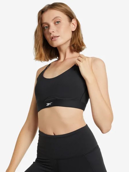 Спортивный топ бра Reebok Hero Power, Черный