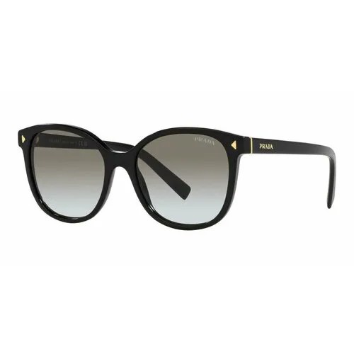 Солнцезащитные очки Prada PR 22ZS 1AB0A7, черный, серый