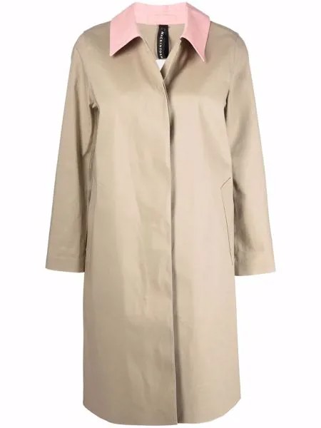 Mackintosh однобортное пальто Banton на пуговицах