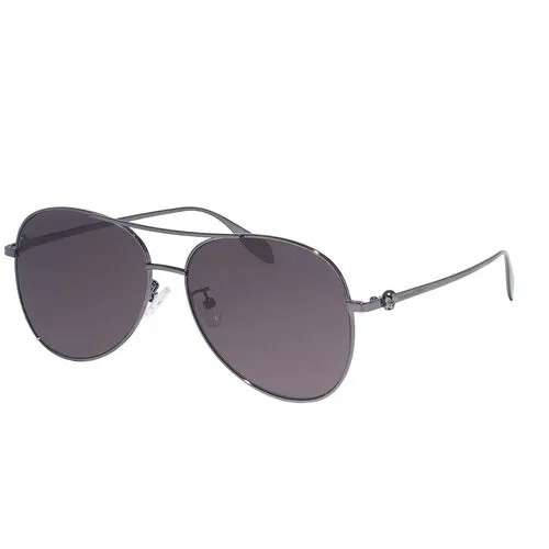 Солнцезащитные очки Alexander McQueen, серый
