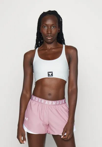 Спортивный бюстгальтер со средней поддержкой ALL TRAIN BRA Under Armour, белая глина