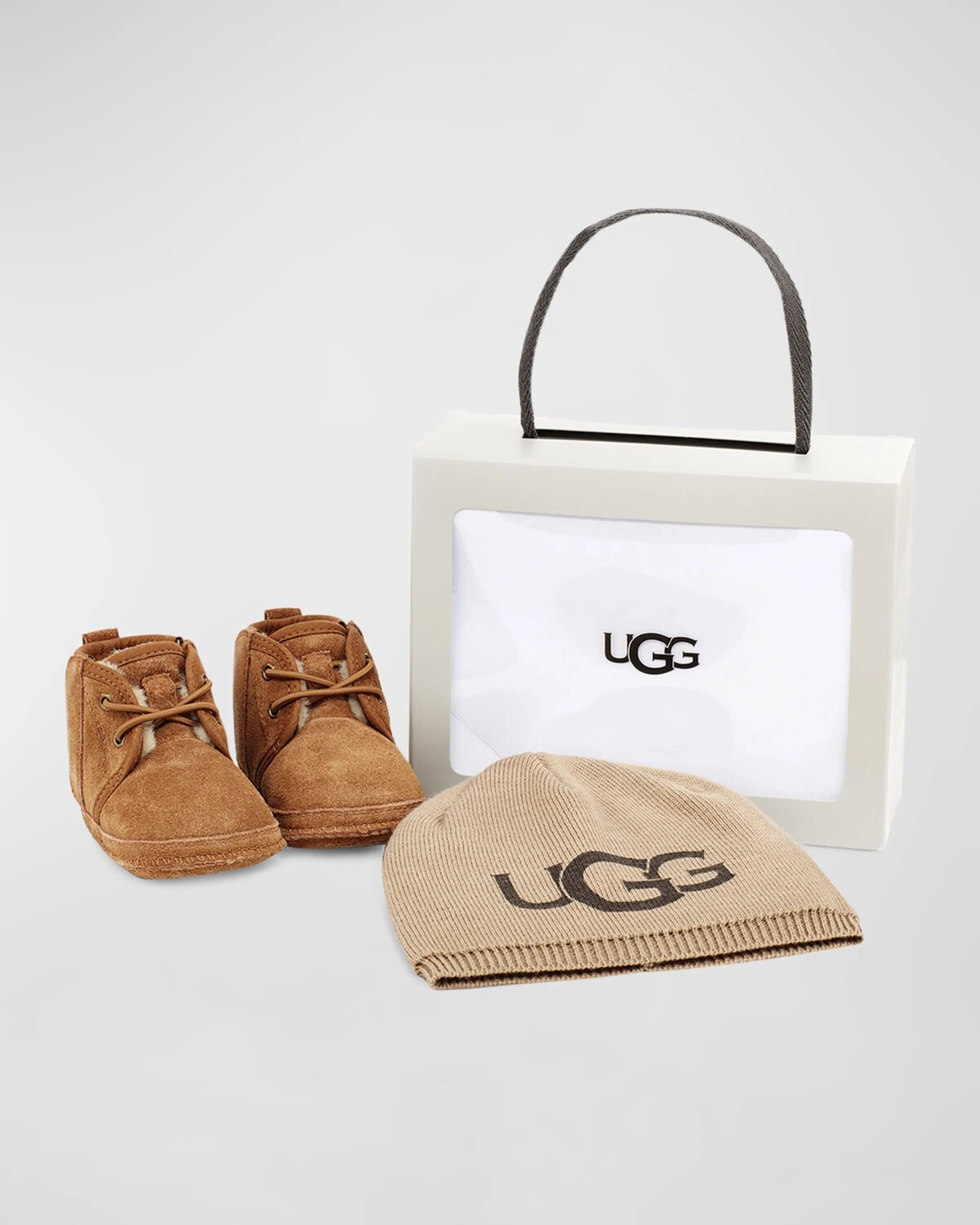 Замшевые ботинки Neumel с шапкой-логотипом, для малышей UGG, цвет Brown