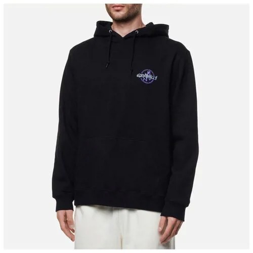 Мужская толстовка Gramicci Running Man Hoodie чёрный , Размер S