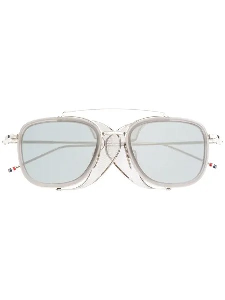 Thom Browne Eyewear солнцезащитные очки в квадратной оправе