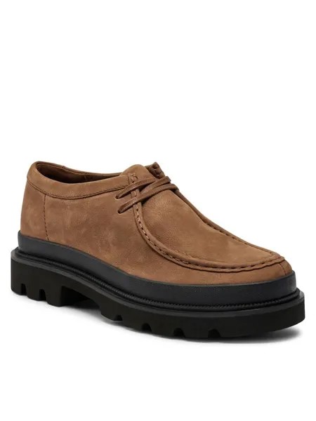 Полуботинки Clarks, коричневый