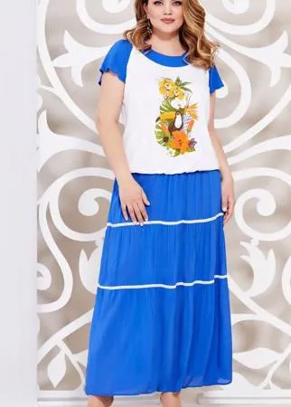 Костюм Mira Fashion-4775-3 В цвете: Синий, Разноцветный; Размеры: 56,58,60