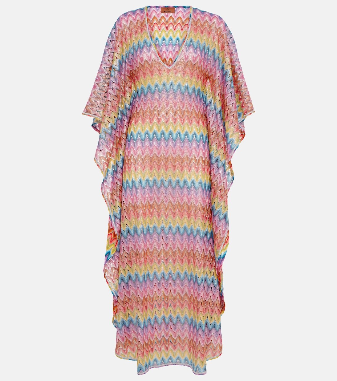 Пляжное платье с узором Zig Zag и пуантами Missoni, мультиколор
