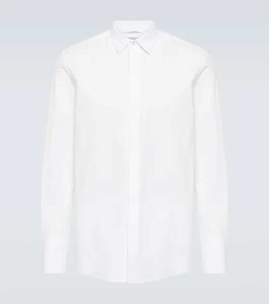 Рубашка rockstud untitled из хлопкового поплина Valentino, белый