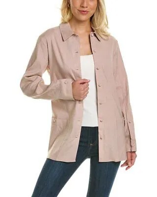 Мягкая женская куртка-рубашка из льняной смеси Theory
