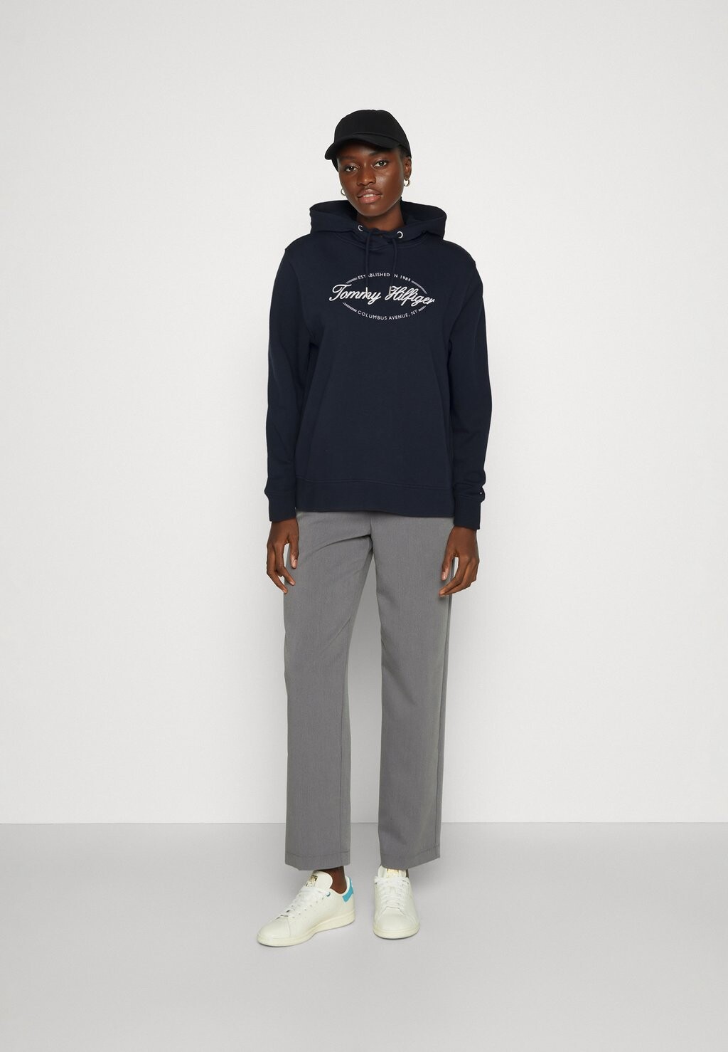 Свитер Script Hoodie Tommy Hilfiger, темно-синий