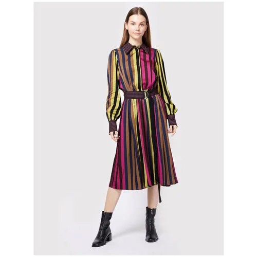 Платье с поясом в полоску Sfizio RU 54 / EU 48 / 3XL