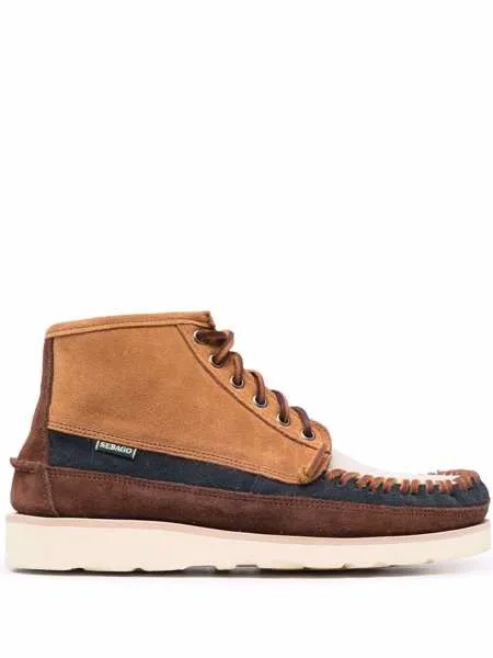 Sebago ботинки с декоративной строчкой