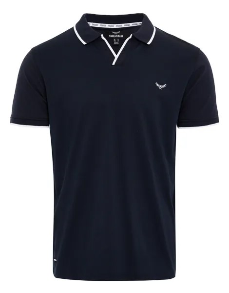 Поло Threadbare Kurzarm Polo THB Polo Mabel, синий