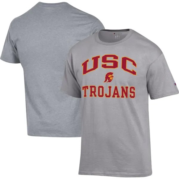 Мужская футболка Champion Heather Grey USC Trojans High Motor