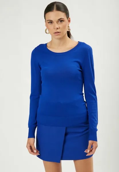 Вязаный свитер CREW NECK INFLUENCER, цвет royal blue